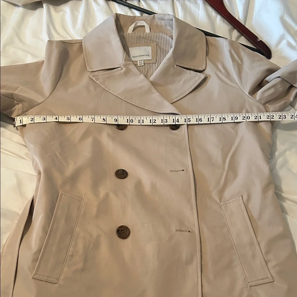 Weatherproof Tan Double-Breasted Trench Coat - Picture 9 of 9